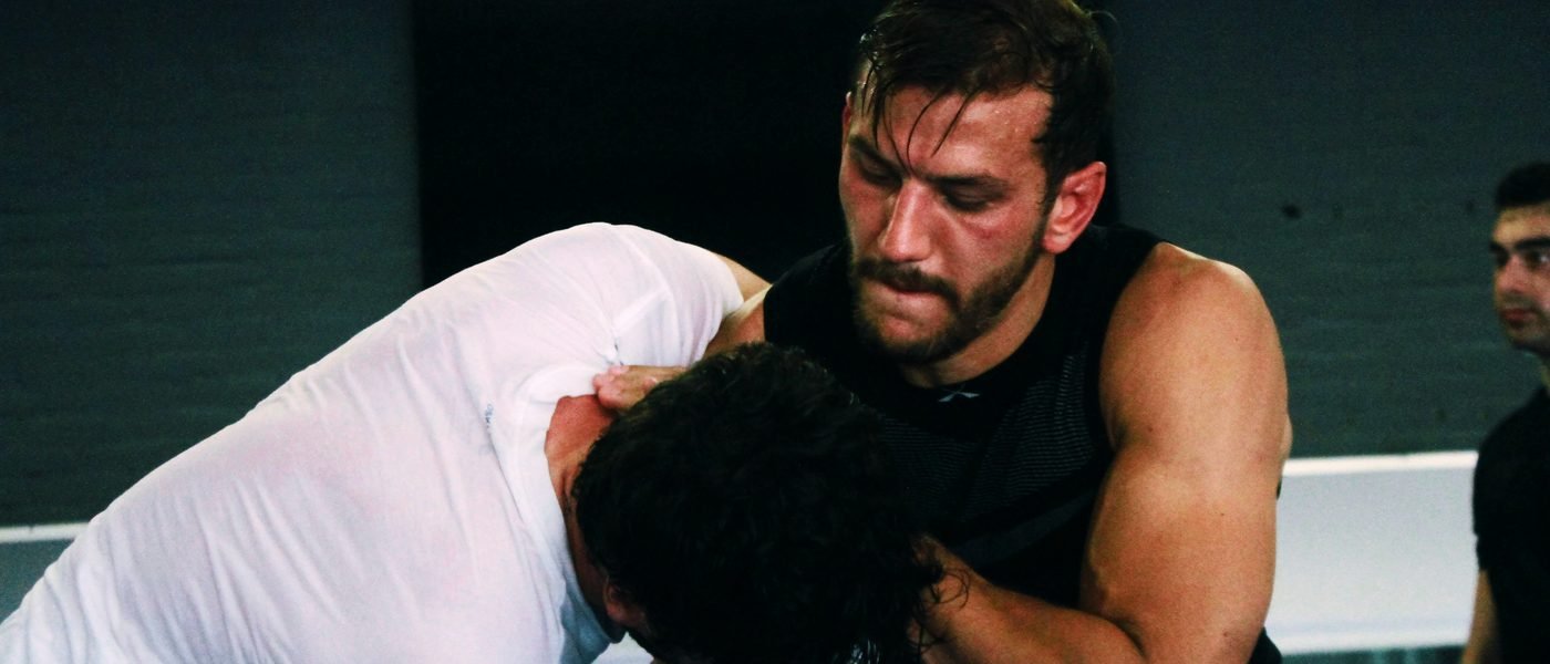 Grappling class training at VU Sportcentrum
